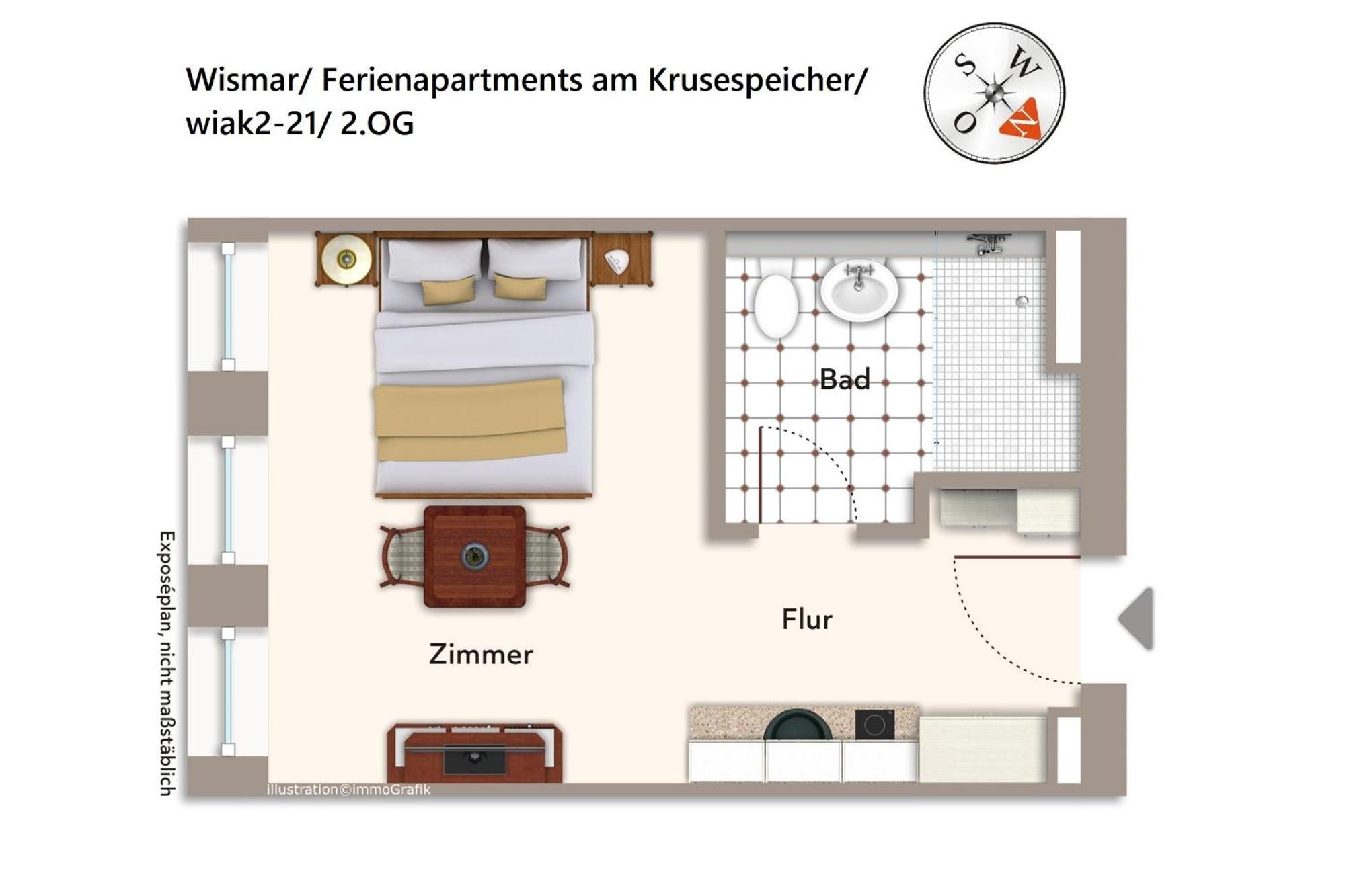 Ferienapartments Am Krusespeicher Ferienapartments Am Krusespeicher 2-21 Wismar Bagian luar foto